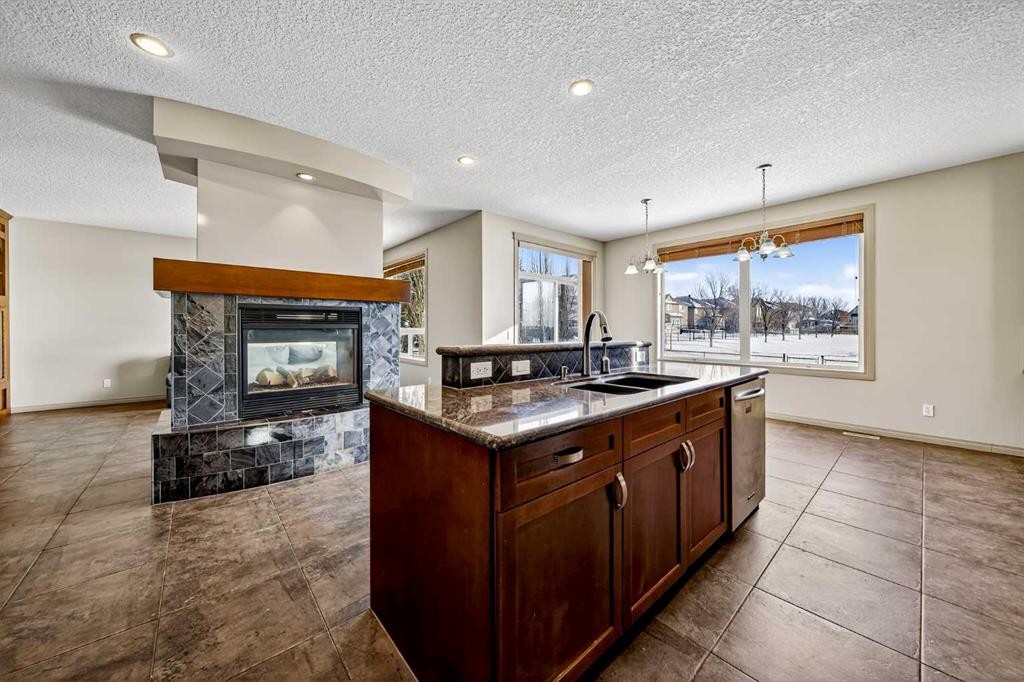 14 Springborough Crescent Sw, Calgary, AB - Indoor With Fireplace