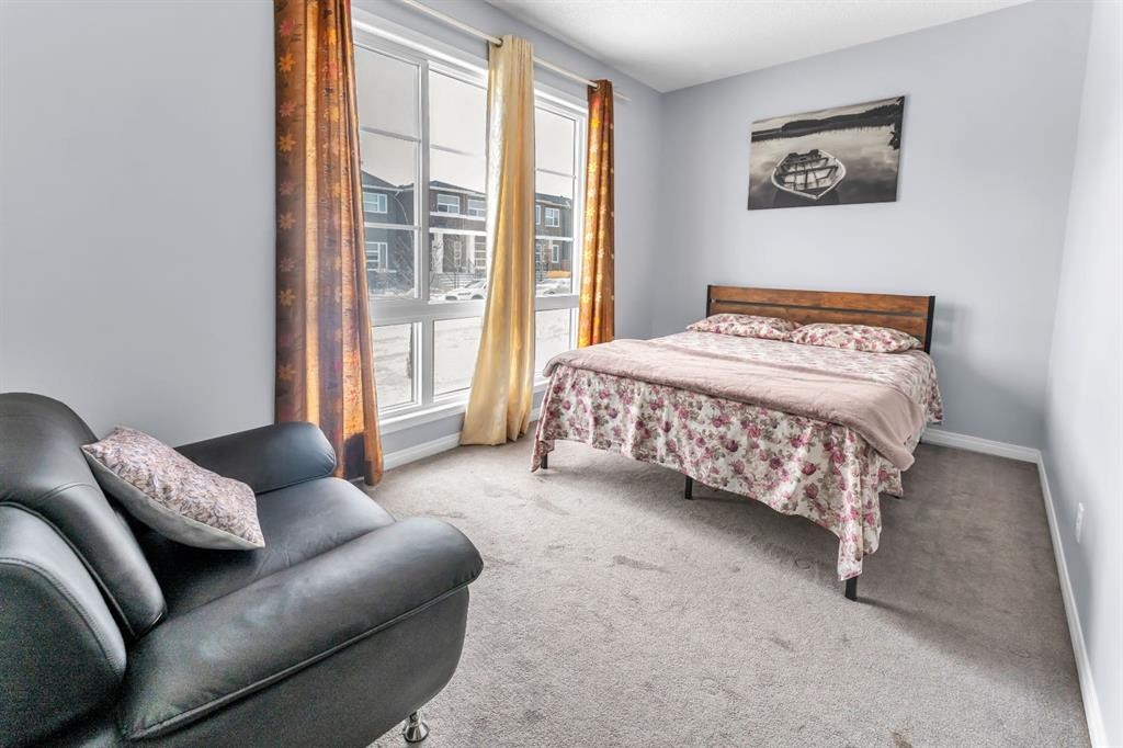 281 Cornerstone Passage Ne, Calgary, AB - Indoor Photo Showing Bedroom