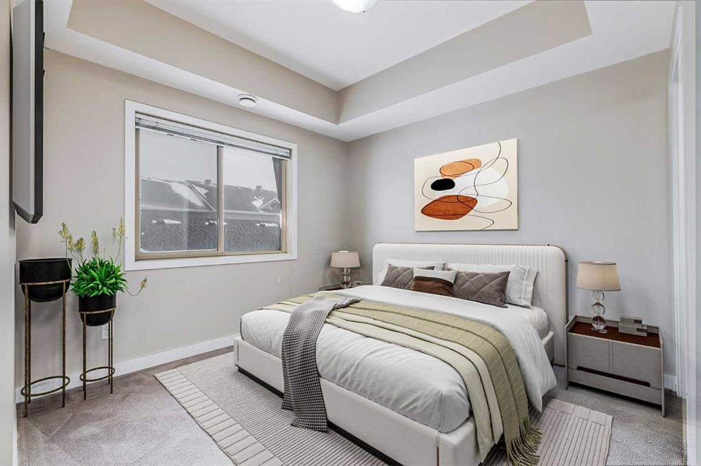 1511-2461 Baysprings Link Sw, Airdrie, AB - Indoor Photo Showing Bedroom