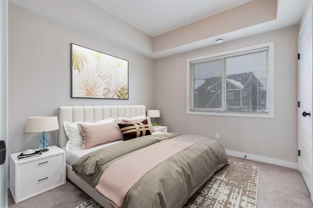 1511-2461 Baysprings Link Sw, Airdrie, AB - Indoor Photo Showing Bedroom