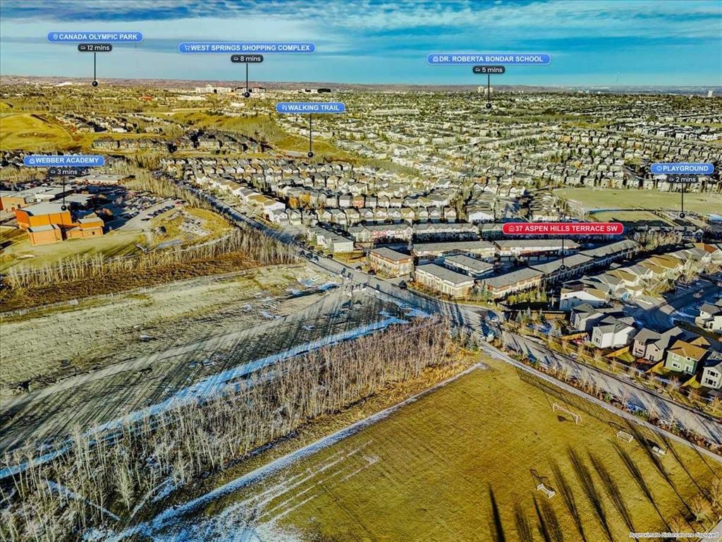 37 Aspen Hills Terrace Sw, Calgary, AB - Outdoor With Body Of Water With View