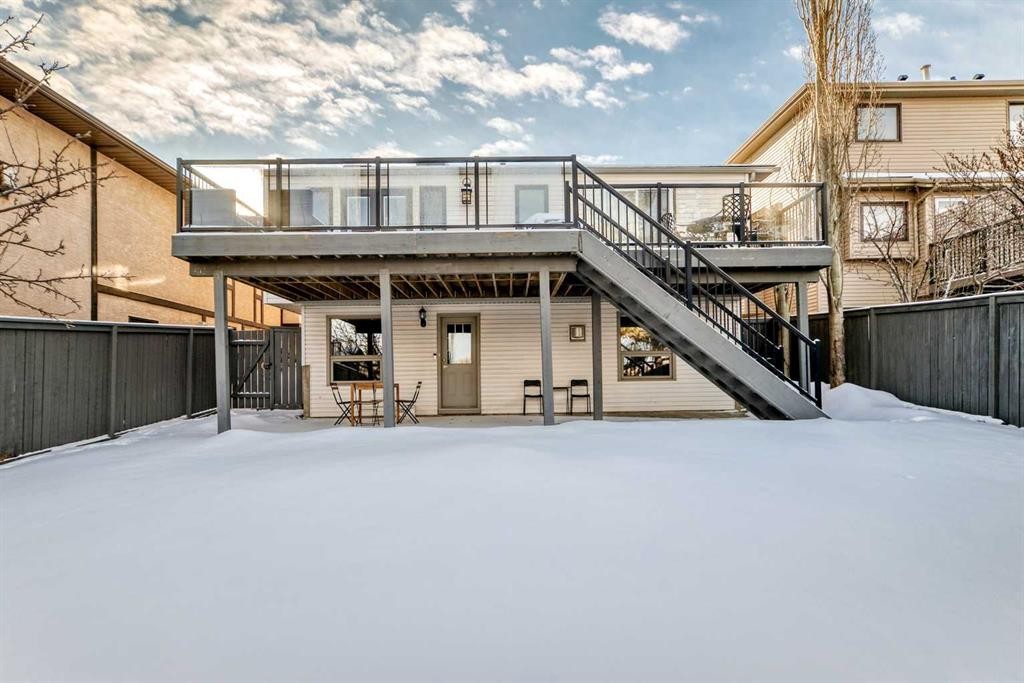 52 Hidden Vale Crescent Nw, Calgary, AB - Outdoor With Deck Patio Veranda