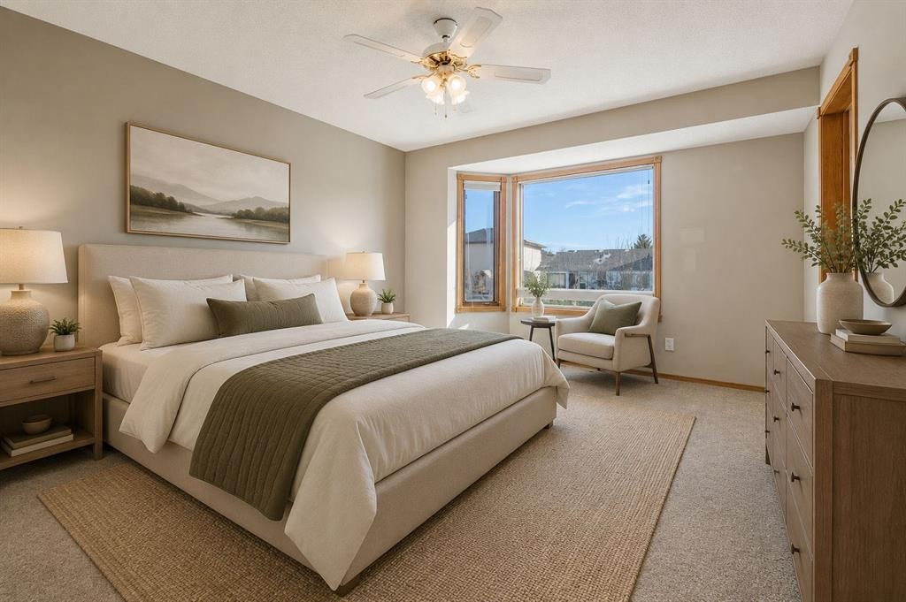 7117 California Boulevard Ne, Calgary, AB - Indoor Photo Showing Bedroom