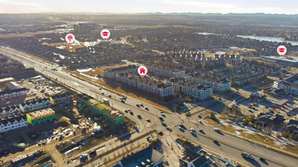 308-400 Auburn Meadows Common Se, Calgary, AB - Outdoor With View