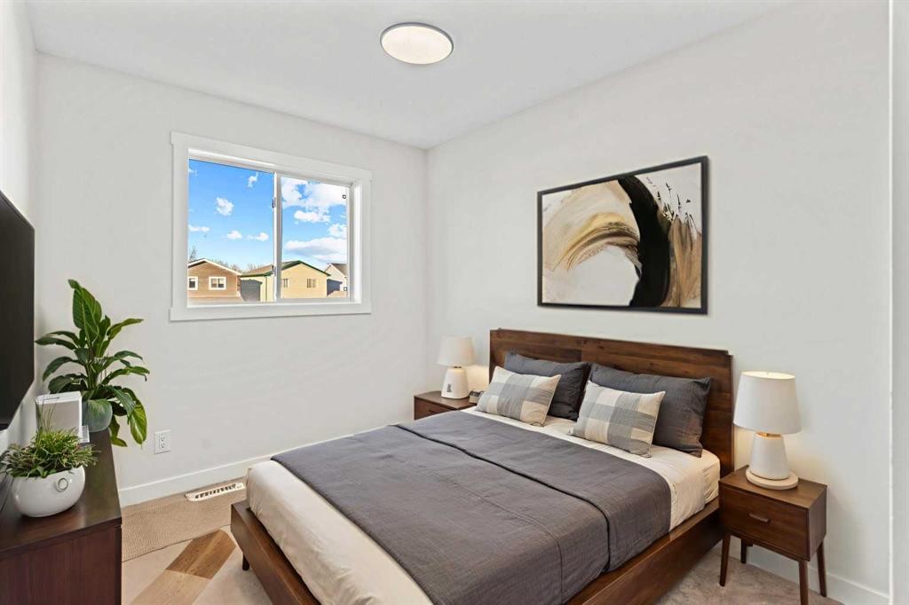 52 Martin Crossing Rise Ne, Calgary, AB - Indoor Photo Showing Bedroom