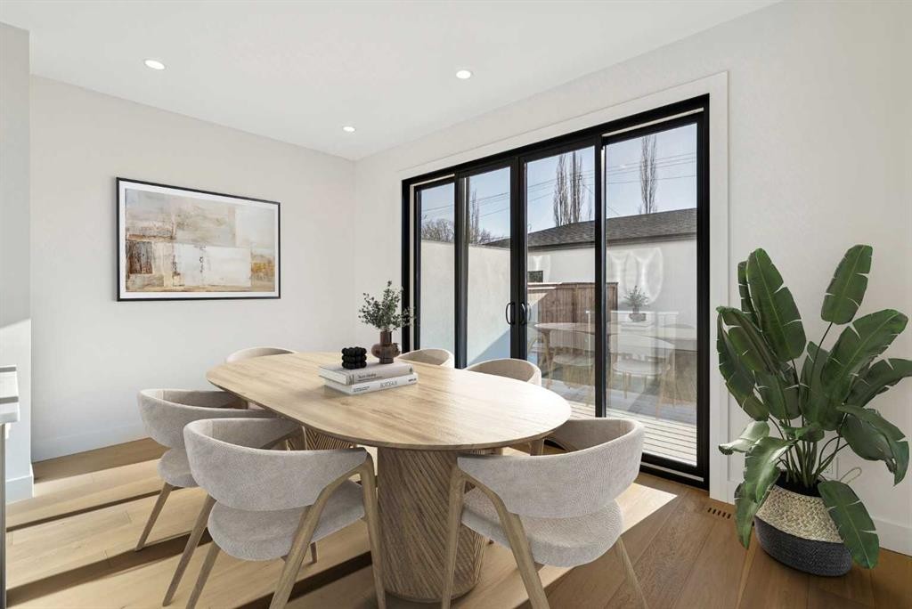 607 29 Avenue Nw, Calgary, AB - Indoor Photo Showing Dining Room