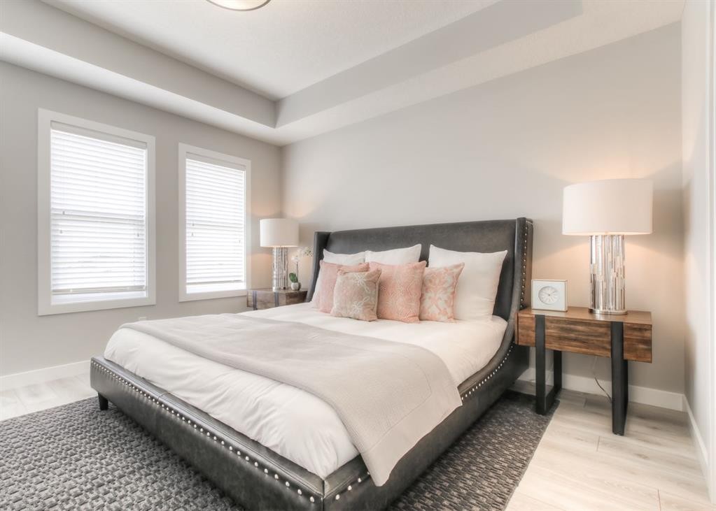 134 Rangeview Path Se, Calgary, AB - Indoor Photo Showing Bedroom