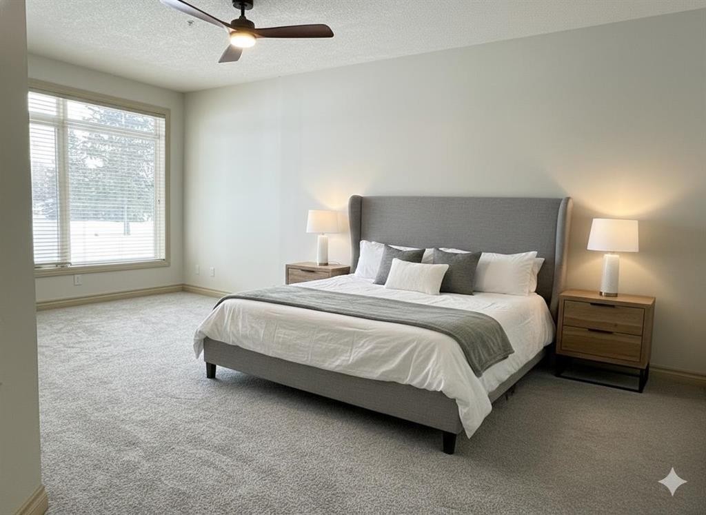 1108-24 Hemlock Crescent Sw, Calgary, AB - Indoor Photo Showing Bedroom