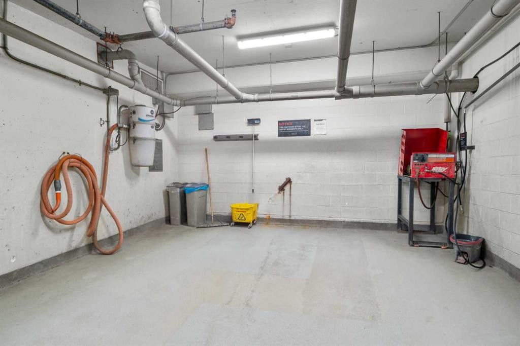 607-11 Mahogany Circle Se, Calgary, AB - Indoor Photo Showing Garage