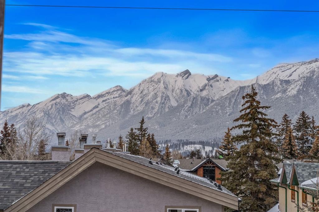 8-838 3Rd Street, Canmore, AB - Outdoor With View