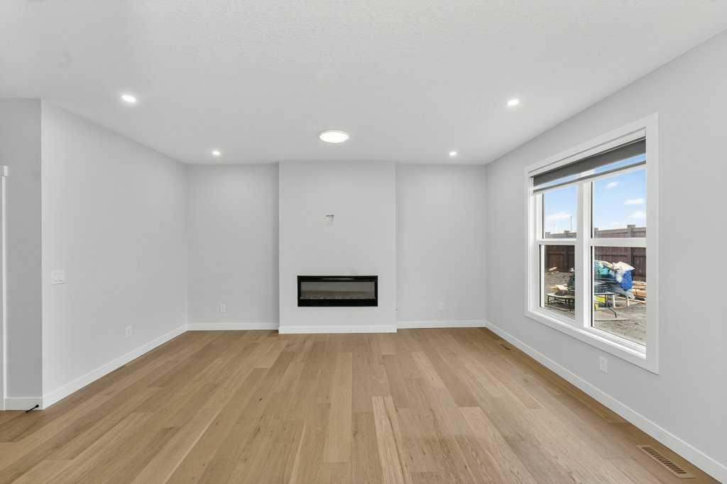 268 Cornerbrook Road Ne, Calgary, AB - Indoor With Fireplace