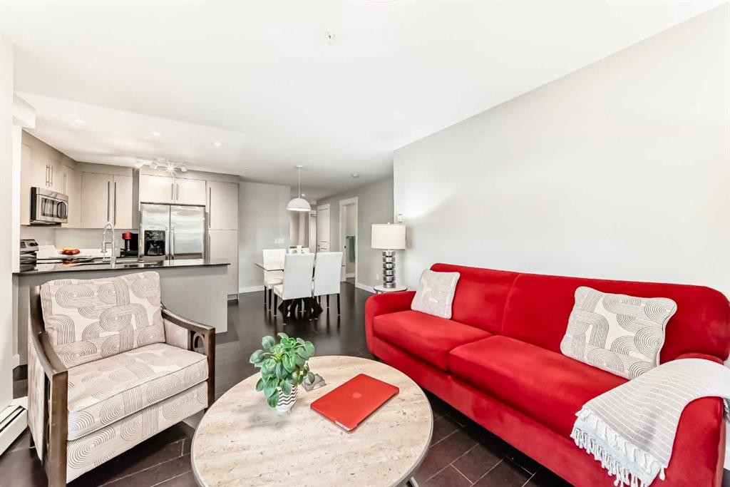 2103-11 Mahogany Row Se, Calgary, AB - Indoor Photo Showing Living Room