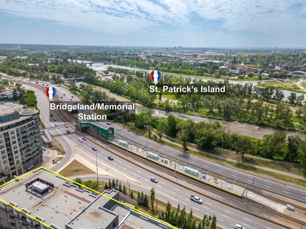 327-955 Mcpherson Road Ne, Calgary, AB - Outdoor With View