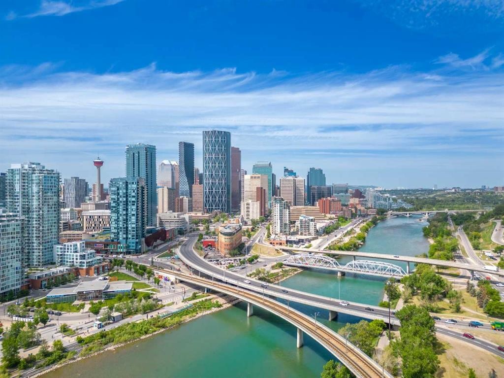 327-955 Mcpherson Road Ne, Calgary, AB - Outdoor With Body Of Water With View