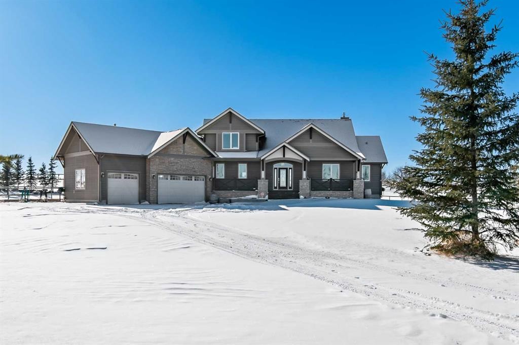 108 Ravencrest Drive, Rural Foothills County, AB - Outdoor With Facade