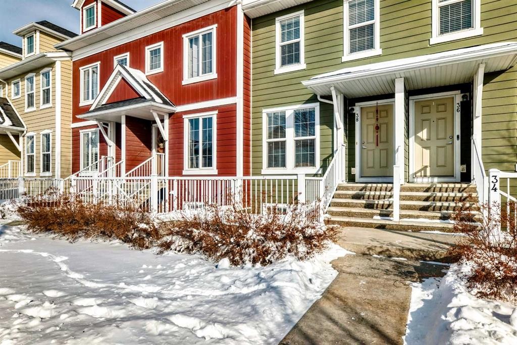 38 Auburn Bay Link Se, Calgary, AB - Outdoor With Facade