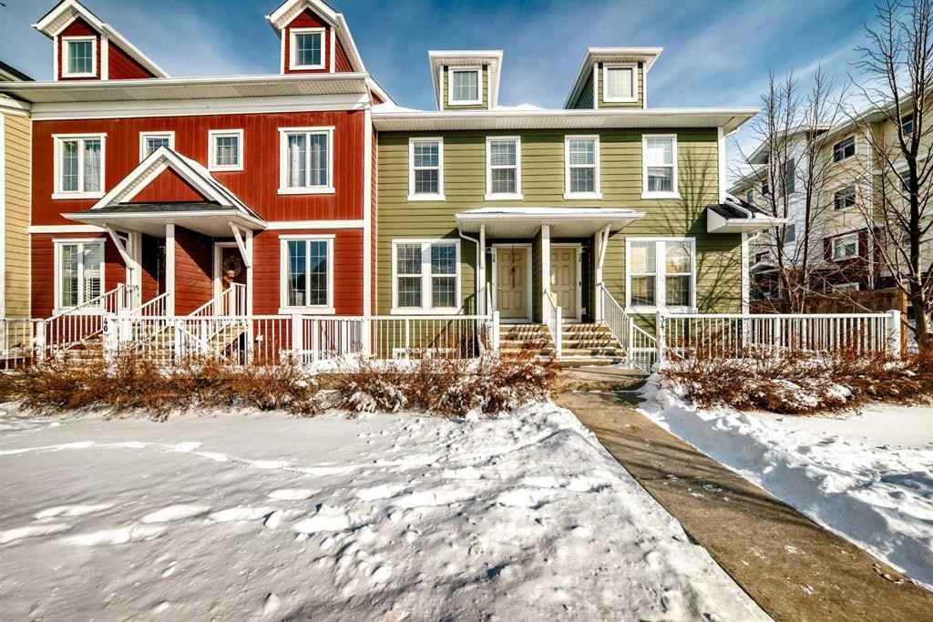 38 Auburn Bay Link Se, Calgary, AB - Outdoor With Deck Patio Veranda With Facade