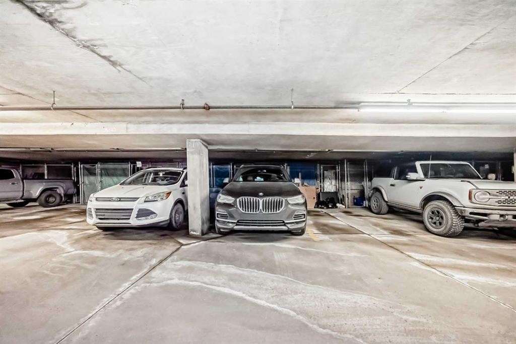 309-1540 17 Avenue Sw, Calgary, AB - Indoor Photo Showing Garage