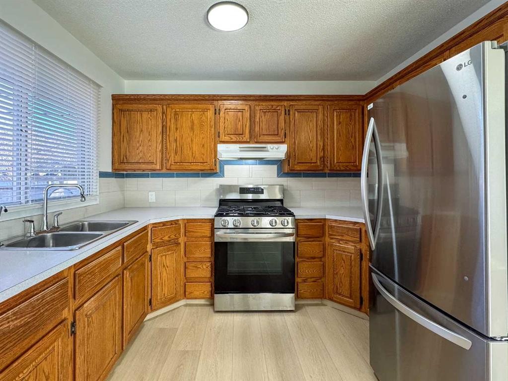 2212 72 Avenue Se, Calgary, AB - Indoor Photo Showing Kitchen With Double Sink
