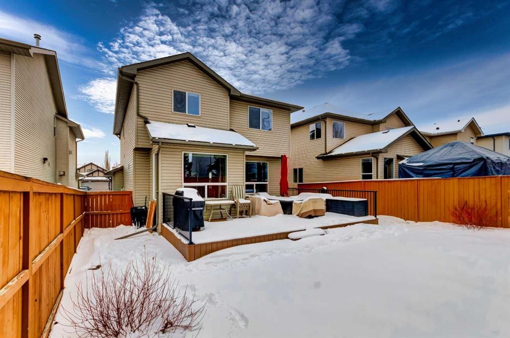 185 Brightonstone Landing Se, Calgary, AB - Outdoor With Deck Patio Veranda With Exterior