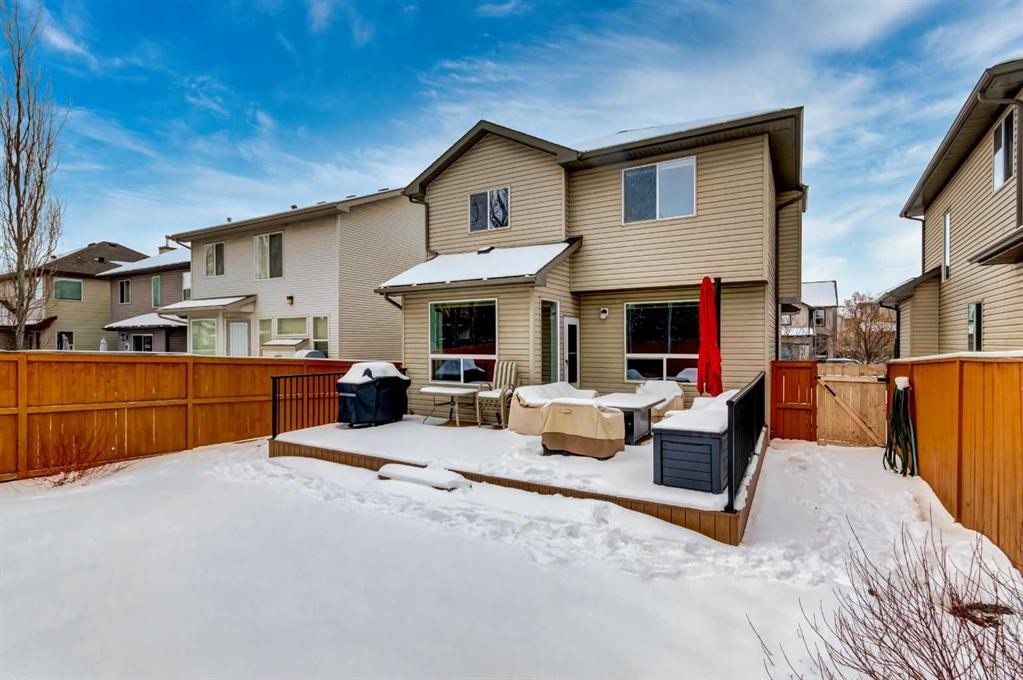 185 Brightonstone Landing Se, Calgary, AB - Outdoor With Deck Patio Veranda With Exterior