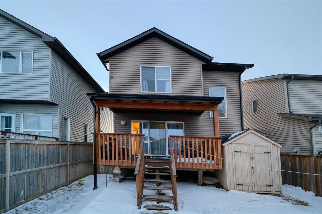 303 Saddlebrook Way Ne, Calgary, AB - Outdoor With Deck Patio Veranda With Exterior