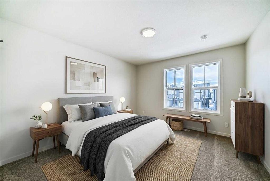 54 Bartlett Row Se, Calgary, AB - Indoor Photo Showing Bedroom