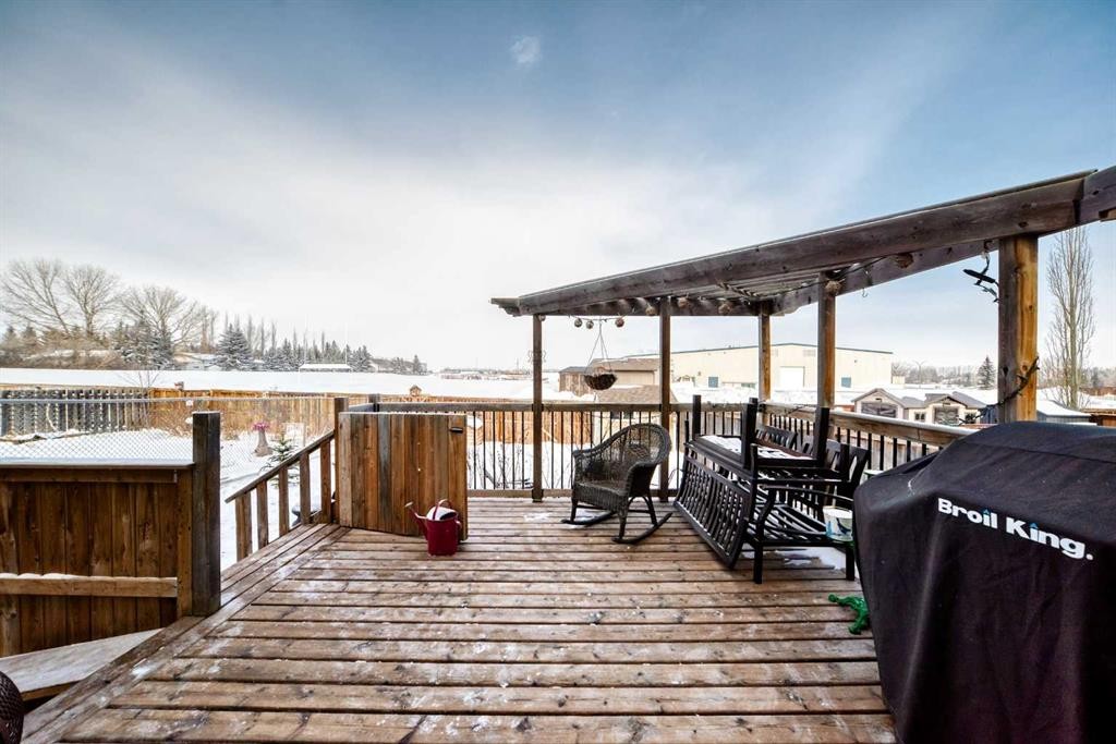 20 Mackenzie, Carstairs, AB - Outdoor With Deck Patio Veranda With Exterior