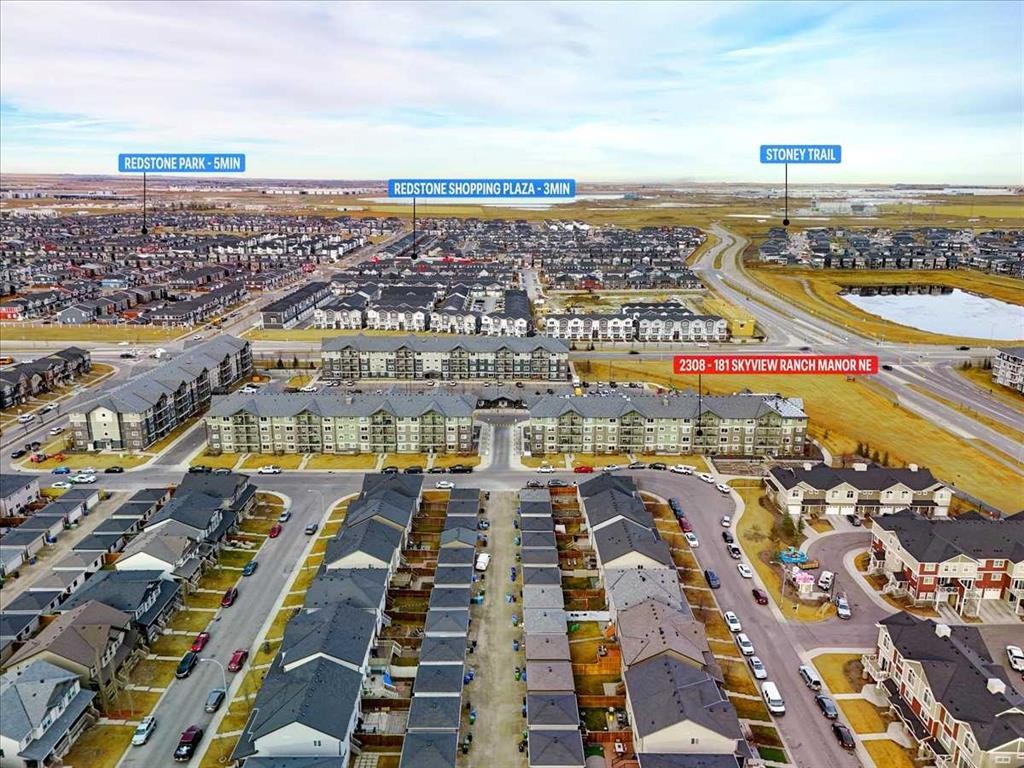 2308-181 Skyview Ranch Manor Ne, Calgary, AB - Outdoor With View