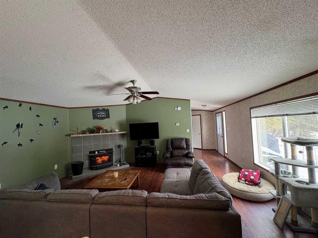 101071 Township Road 740, Rural Grande Prairie No. 1, County Of, AB - Indoor Photo Showing Living Room With Fireplace