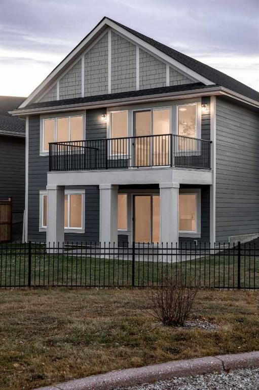 88 Sunrise Heath, Cochrane, AB - Outdoor With Deck Patio Veranda