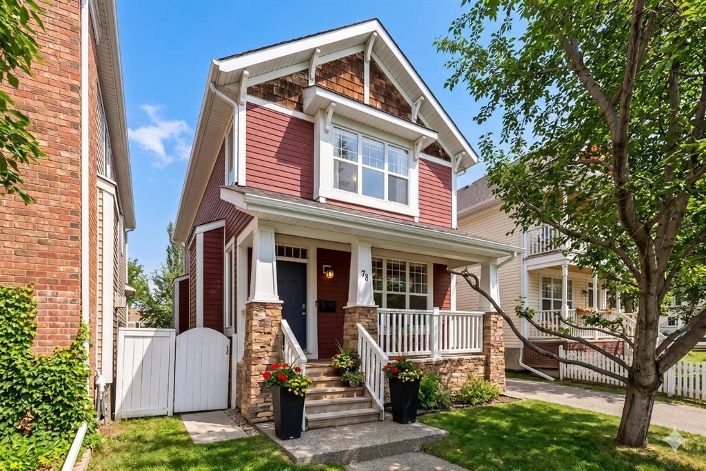 78 Ypres Green Sw, Calgary, AB - Outdoor With Deck Patio Veranda With Facade
