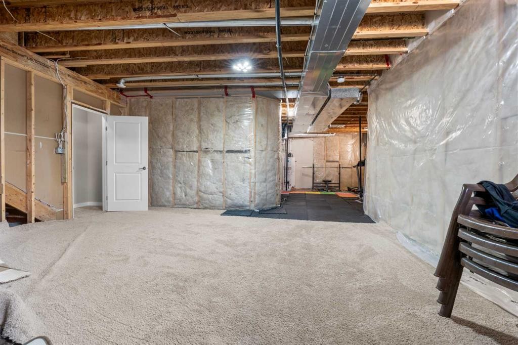 8487 Saddlebrook Drive Ne, Calgary, AB - Indoor Photo Showing Basement