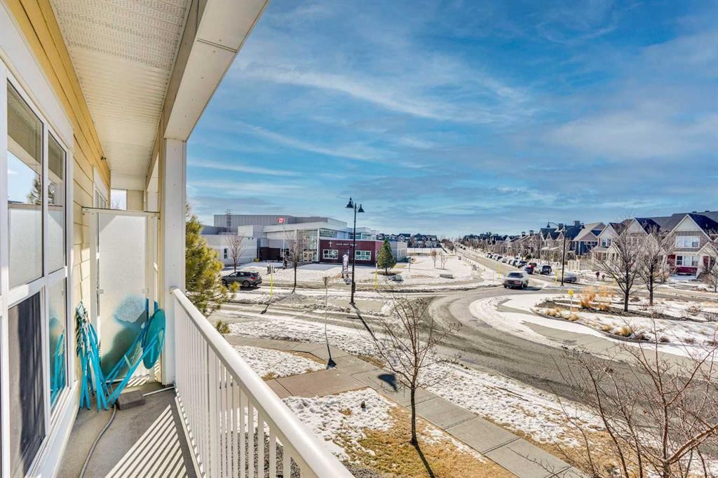 208-402 Marquis Lane Se, Calgary, AB - Outdoor With Balcony