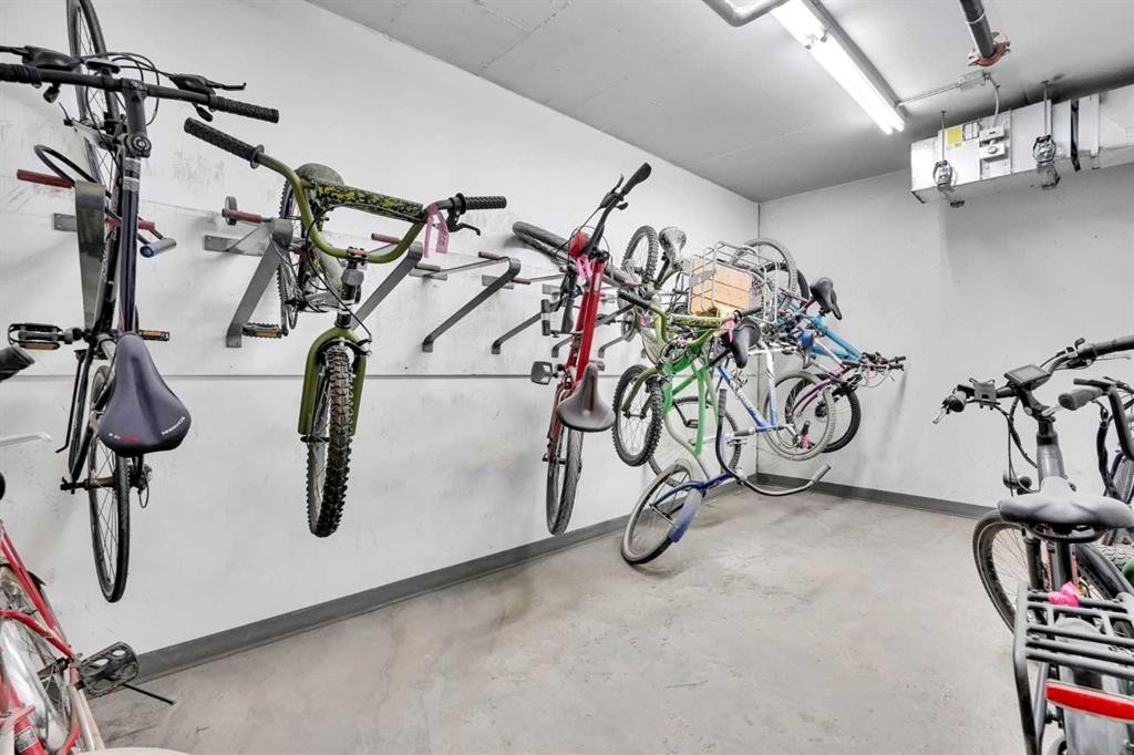 208-402 Marquis Lane Se, Calgary, AB - Indoor Photo Showing Gym Room