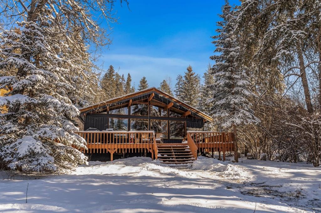 126 Elk Street, Harvie Heights, AB - Outdoor With Deck Patio Veranda