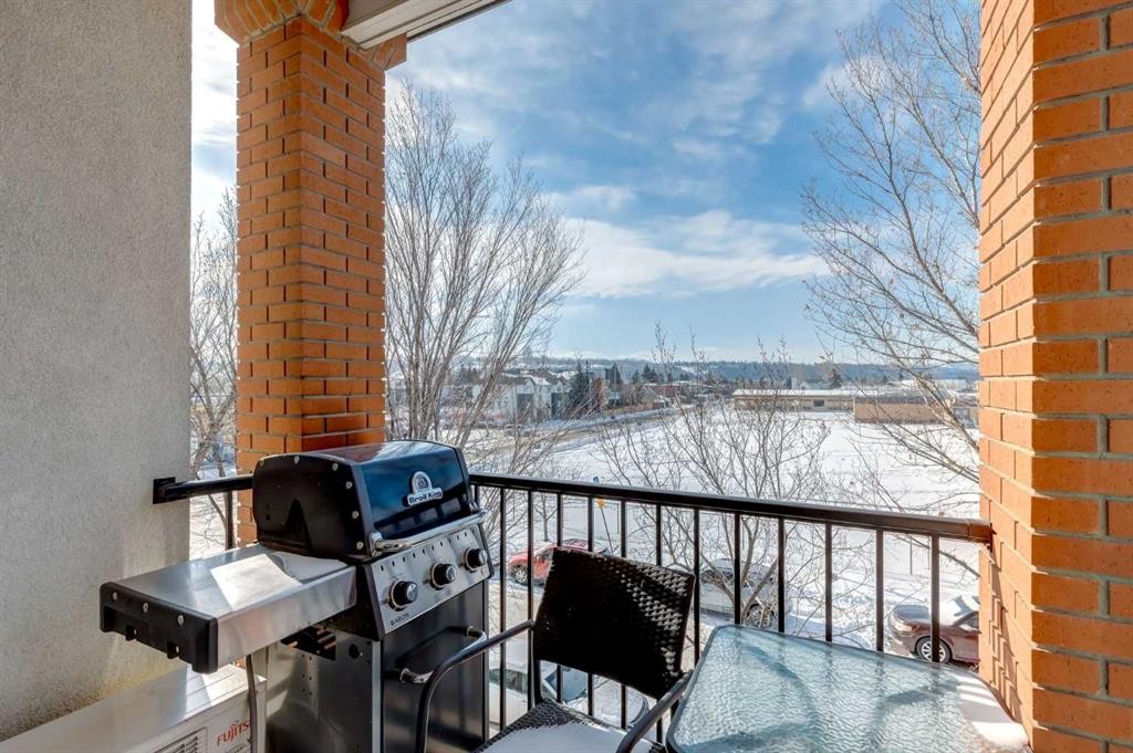 310-2134 Kensington Road Nw, Calgary, AB - Outdoor With Balcony With Exterior