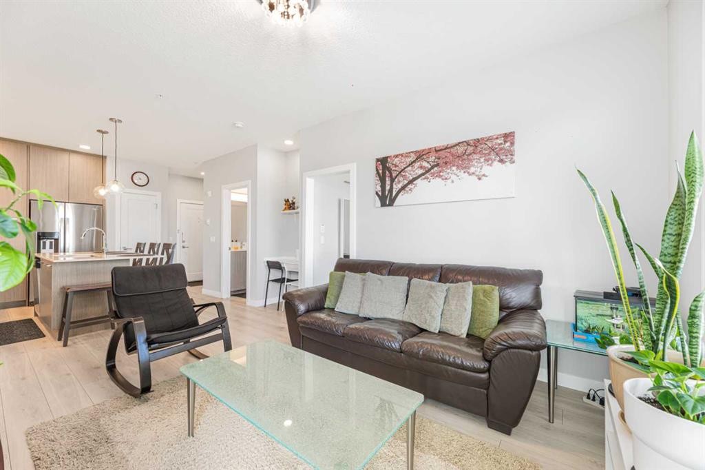2126-76 Cornerstone Passage Ne, Calgary, AB - Indoor Photo Showing Living Room