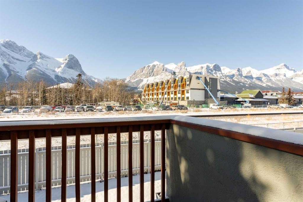 140-1202 Bow Valley Trail, Canmore, AB - Outdoor With Balcony With View