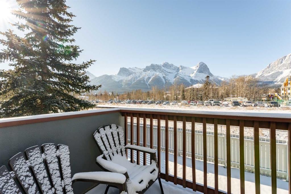140-1202 Bow Valley Trail, Canmore, AB - Outdoor With Balcony