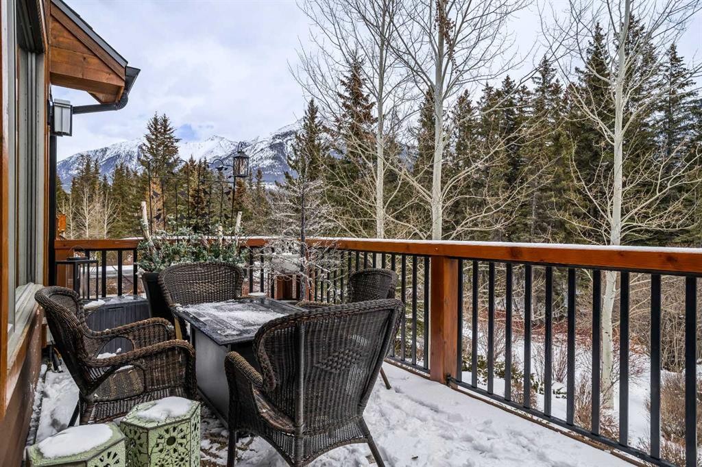 22 Streamside Lane, Canmore, AB - Outdoor With Deck Patio Veranda With Exterior