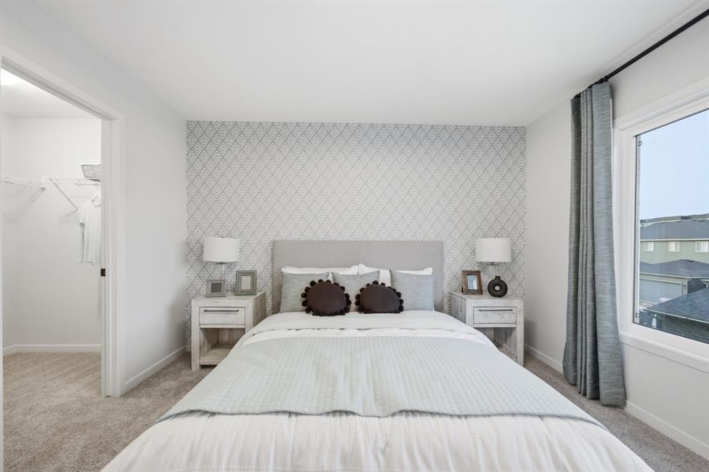 114 Wolf Creek Rise Se, Calgary, AB - Indoor Photo Showing Bedroom