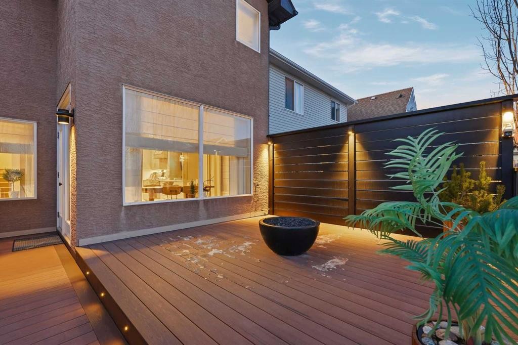 153 Cougarstone Common Sw, Calgary, AB - Outdoor With Deck Patio Veranda With Exterior