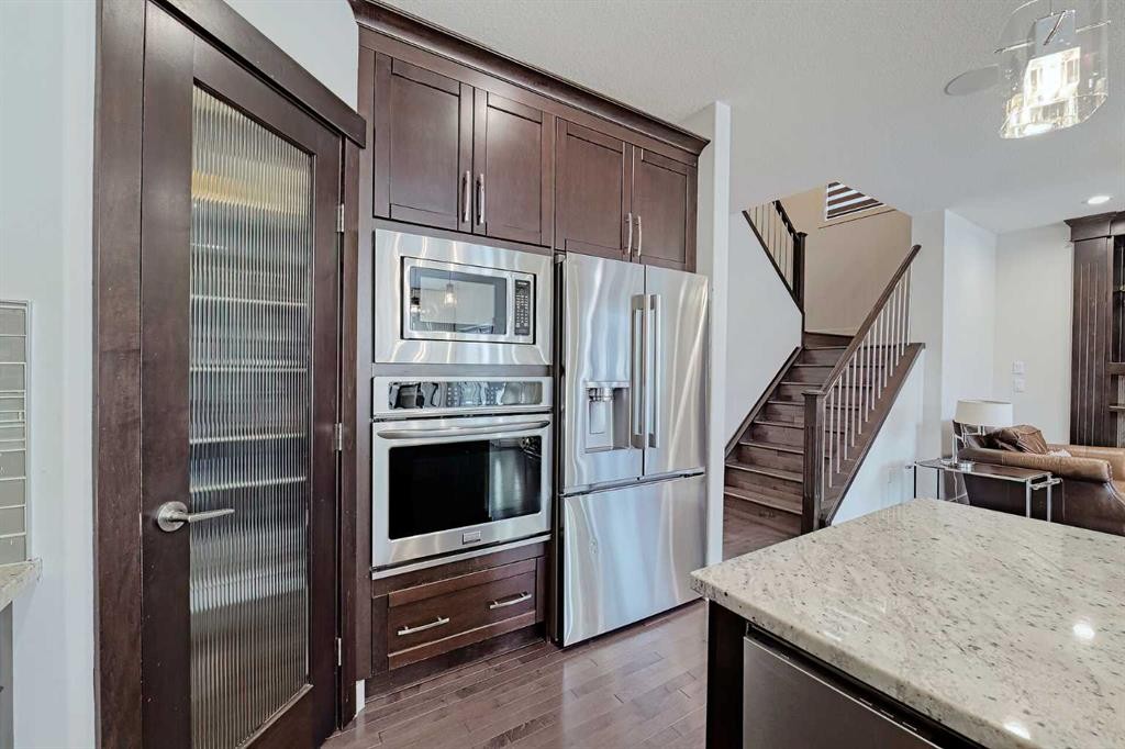 72 Sage Meadows Circle Nw, Calgary, AB - Indoor Photo Showing Kitchen With Stainless Steel Kitchen