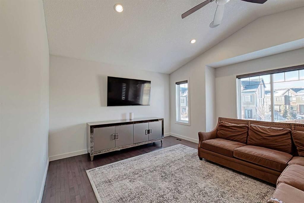 72 Sage Meadows Circle Nw, Calgary, AB - Indoor Photo Showing Living Room