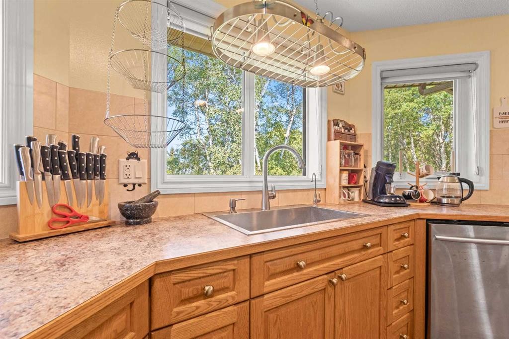 115 Dunham Lane, Diamond Valley, AB - Indoor Photo Showing Kitchen