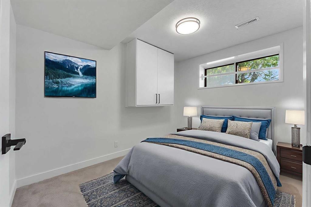 199 Cedardale Road Sw, Calgary, AB - Indoor Photo Showing Bedroom