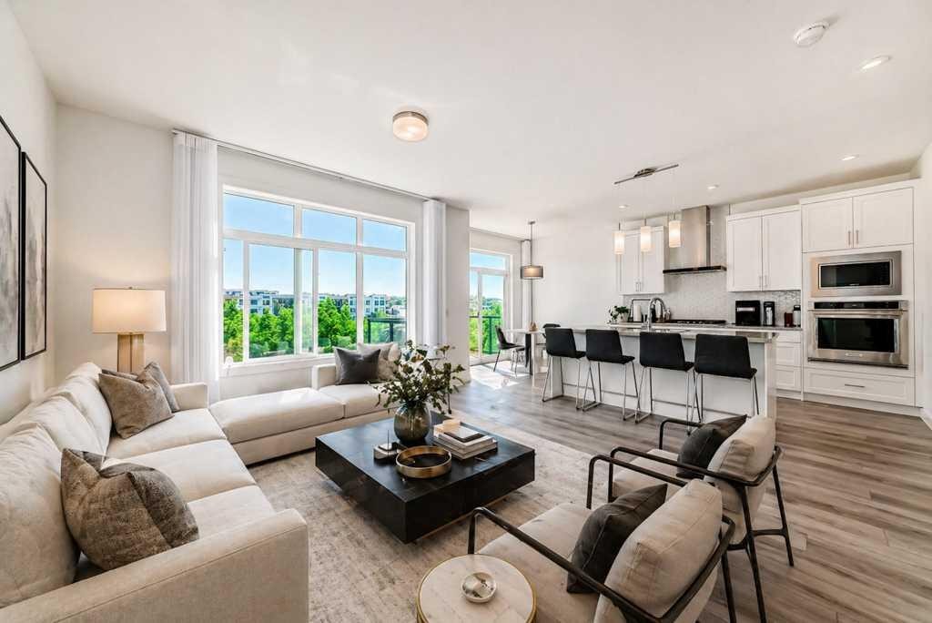 53 Spring Creek Common Sw, Calgary, AB - Indoor Photo Showing Living Room