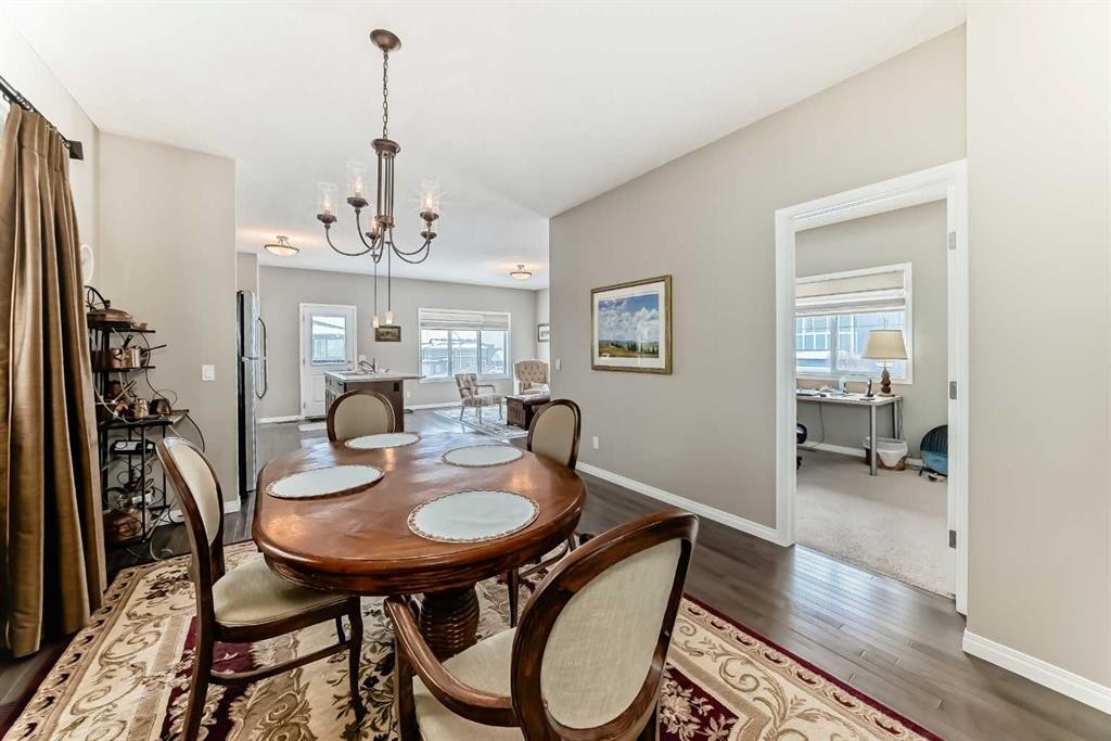 266 Fireside Place, Cochrane, AB - Indoor Photo Showing Dining Room