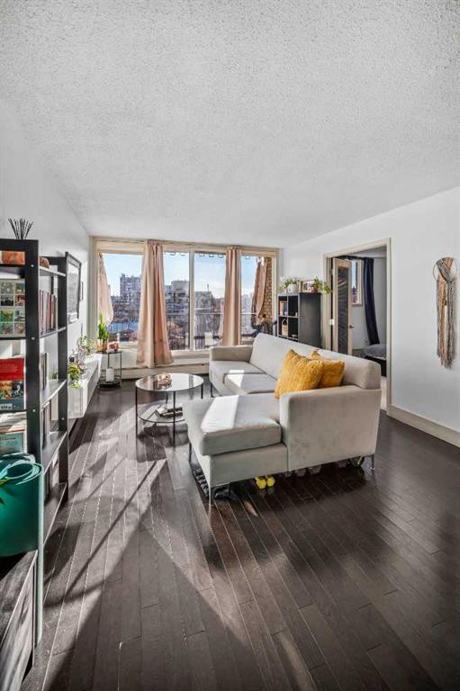 504-505 19 Avenue Sw, Calgary, AB - Indoor Photo Showing Living Room